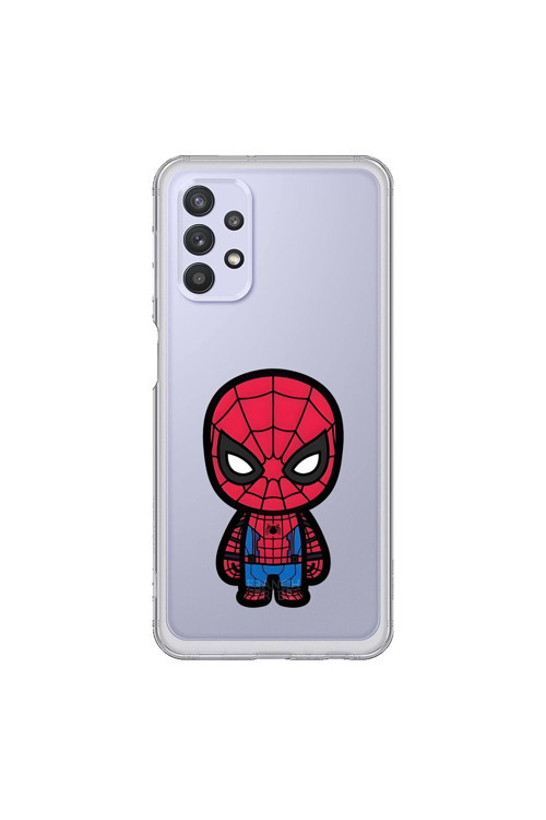 Samsung Galaxy A32 Uyumlu Şeffaf Kılıf Chibi 7 Tasarımlı