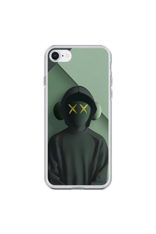 İphone 6 Plus Uyumlu Şeffaf Kılıf No Face 1 Tasarımlı
