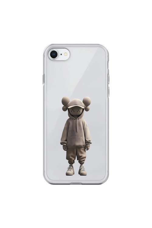 İphone 6 Plus Uyumlu Şeffaf Kılıf No Face 3 Tasarımlı