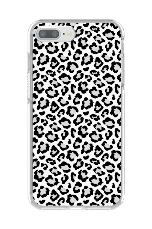 İphone 7 Plus Uyumlu Şeffaf Kılıf Leopar Tasarımlı 2