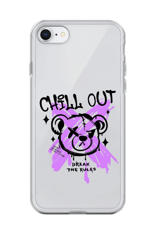 İphone 6S Plus Uyumlu Şeffaf Kılıf Graffiti 7 Tasarımlı