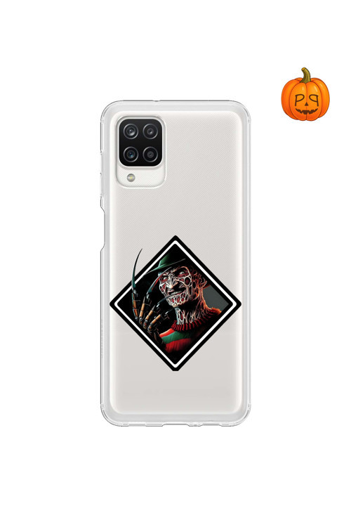 Ppkin Dali Design Samsung Galaxy A12 Uyumlu Şeffaf Kılıf Horror 2 Tasarımlı