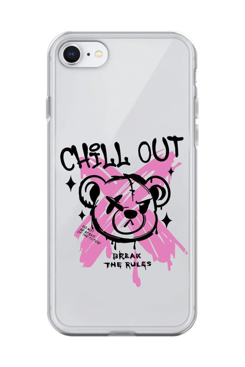 İphone 6S Plus Uyumlu Şeffaf Kılıf Graffiti 6 Tasarımlı