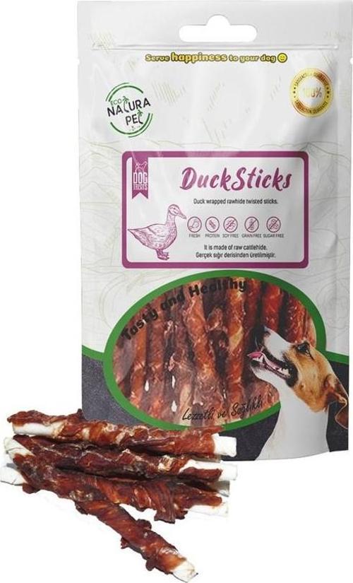 Eco Natura Pet Duck Sticks Ördek Sargılı Stick Kemik Köpek Ödülü 90 Gr