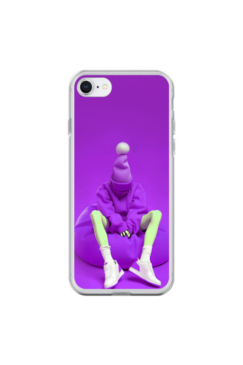 İphone 6 Plus Uyumlu Şeffaf Kılıf No Face 6 Tasarımlı