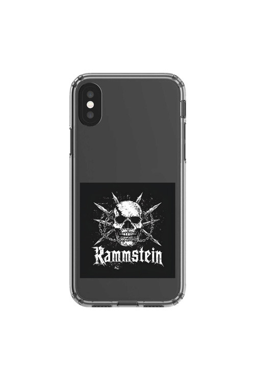İphone Xs Max Uyumlu Şeffaf Kılıf Rammstein Tasarımlı