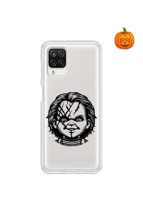 Ppkin Dali Design Samsung Galaxy A12 Uyumlu Şeffaf Kılıf Horror 4 Tasarımlı
