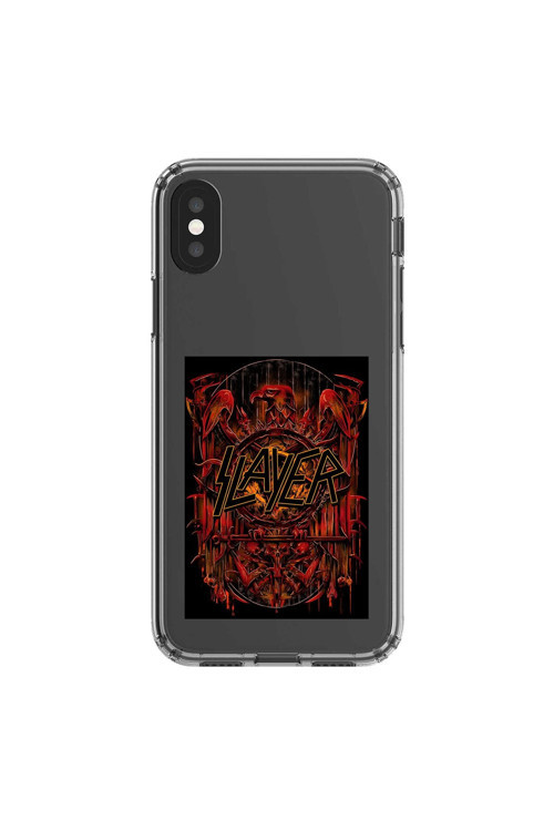 İphone Xs Max Uyumlu Şeffaf Kılıf Slayer Tasarımlı