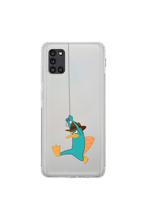 Samsung Galaxy A31 Uyumlu Şeffaf Kılıf Cartoon 11 Tasarımlı