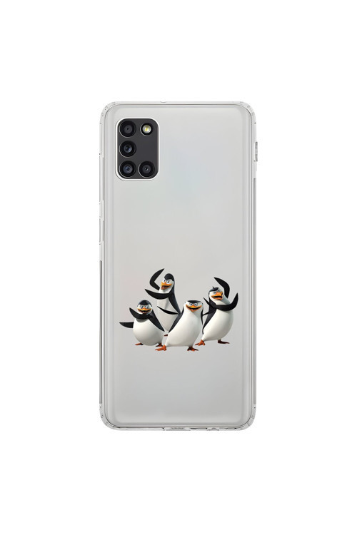 Samsung Galaxy A31 Uyumlu Şeffaf Kılıf Cartoon 8 Tasarımlı
