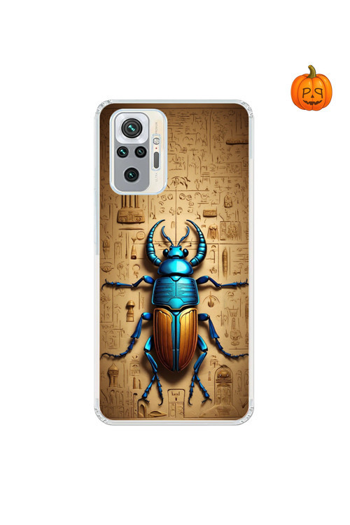 Xiaomi Redmi Note 10 Pro Uyumlu Şeffaf Kılıf Antik Mısır 3 Tasarımlı