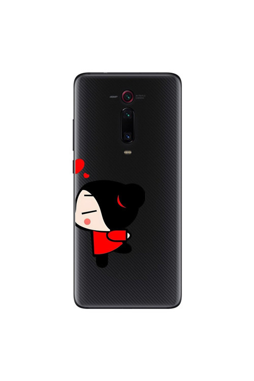 Xiaomi Mi 9T Pro Uyumlu Şeffaf Kılıf Couple Garry 2 Tasarımlı