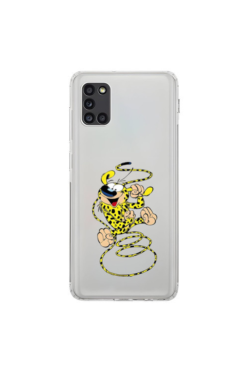Samsung Galaxy A31 Uyumlu Şeffaf Kılıf Cartoon 9 Tasarımlı