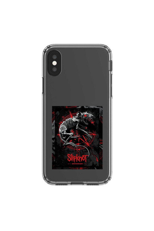 İphone Xs Max Uyumlu Şeffaf Kılıf Slipknot Tasarımlı
