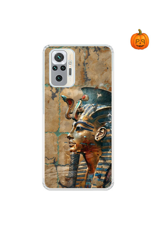 Xiaomi Redmi Note 10 Pro Uyumlu Şeffaf Kılıf Antik Mısır 6 Tasarımlı