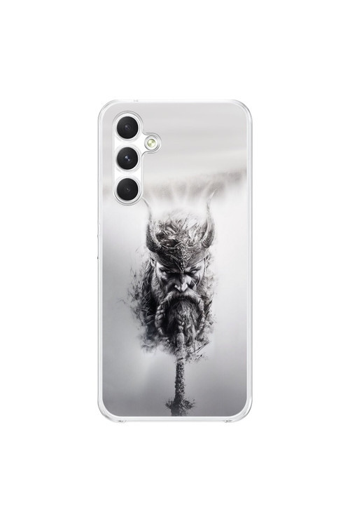 Samsung Galaxy A34 Uyumlu Şeffaf Kılıf Nordic 2 Tasarımlı
