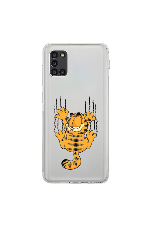 Samsung Galaxy A31 Uyumlu Şeffaf Kılıf Cartoon 4 Tasarımlı