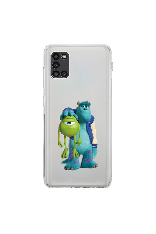 Samsung Galaxy A31 Uyumlu Şeffaf Kılıf Cartoon 15 Tasarımlı