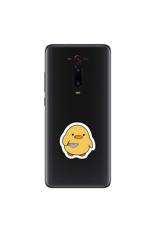 Xiaomi Mi 9T Pro Uyumlu Şeffaf Kılıf Couple Civciv 1 Tasarımlı
