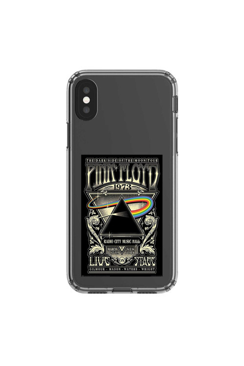 İphone Xs Max Uyumlu Şeffaf Kılıf Pink Floyd Tasarımlı