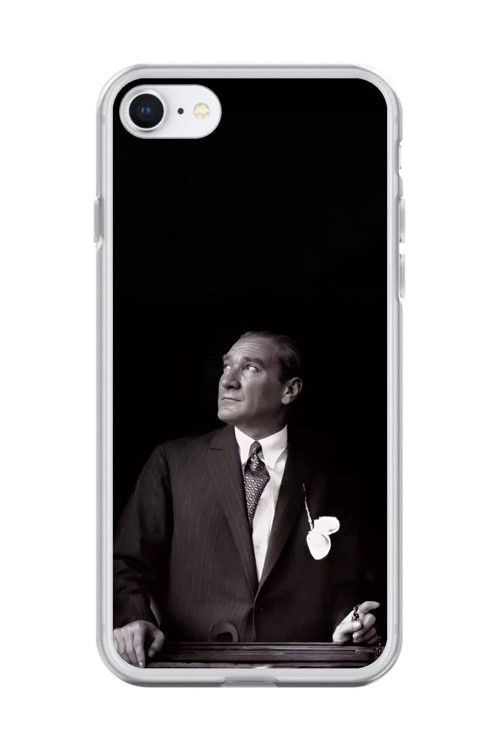 İphone 6 Uyumlu Şeffaf Kılıf Atatürk 3 Tasarımlı