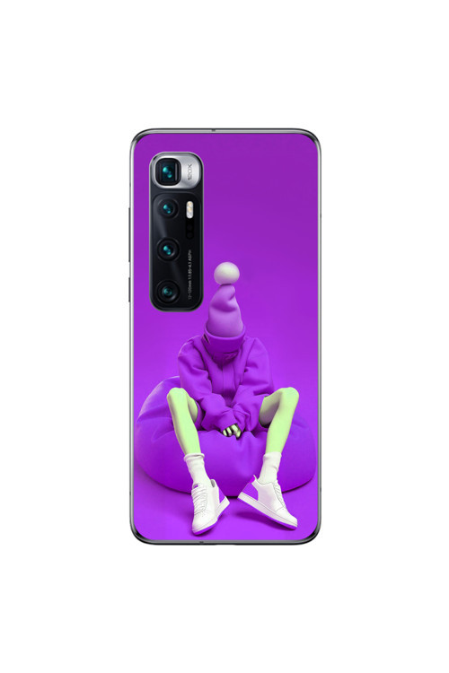 Xiaomi Mi 10 Pro Uyumlu Şeffaf Kılıf No Face 6 Tasarımlı