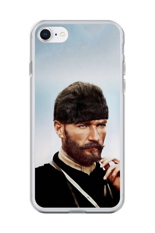 İphone 6 Uyumlu Şeffaf Kılıf Atatürk 2 Tasarımlı
