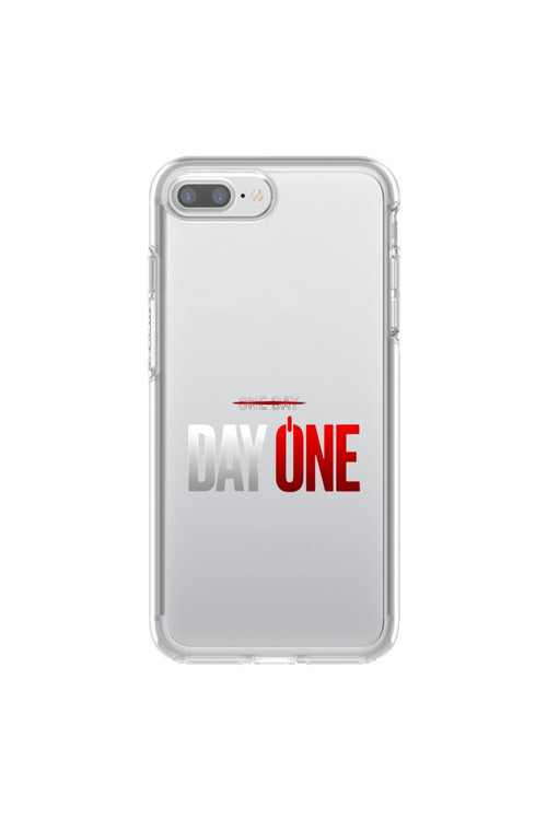 İphone 7 Plus Uyumlu Şeffaf Kılıf One Day/Day One Tasarımlı