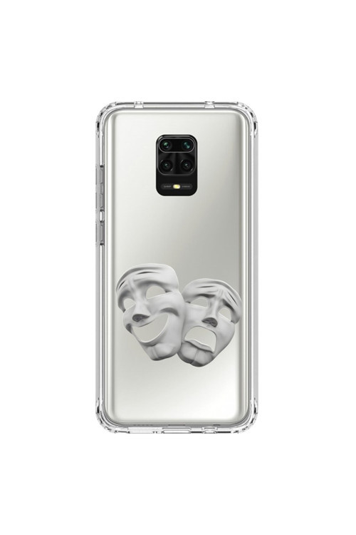 Xiaomi Redmi Note 9 Pro Uyumlu Şeffaf Kılıf Estetik Yüz 7 Tasarımlı