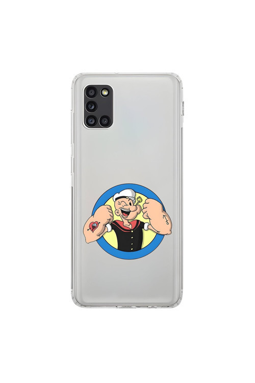 Samsung Galaxy A31 Uyumlu Şeffaf Kılıf Cartoon 12 Tasarımlı