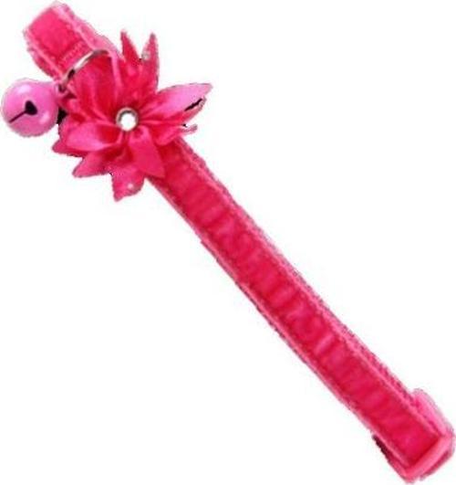 Çiçekli Kedi Boyun Tasması Pembe