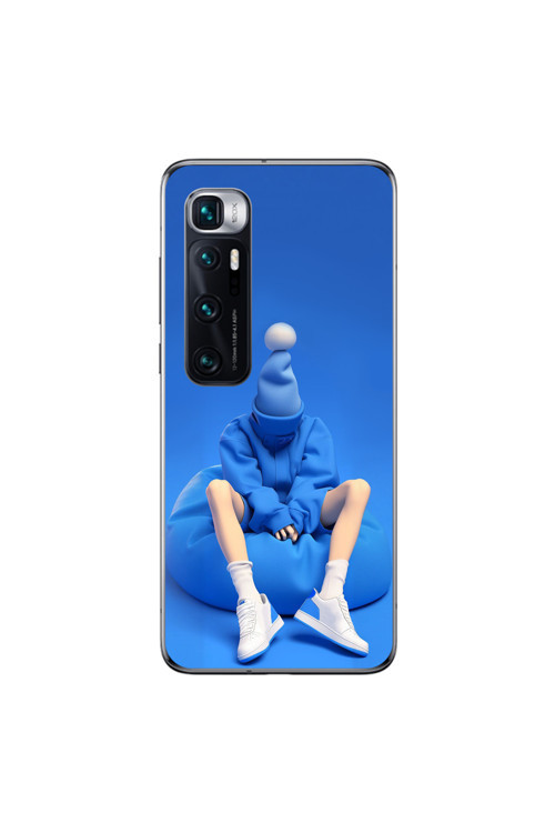 Xiaomi Mi 10 Pro Uyumlu Şeffaf Kılıf No Face 5 Tasarımlı