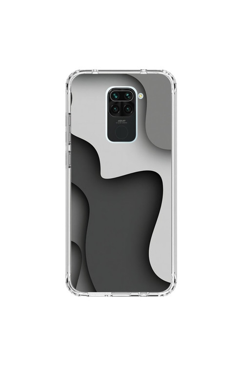 Xiaomi Redmi Note 9 Uyumlu Şeffaf Kılıf Wallpaper 2 Tasarımlı