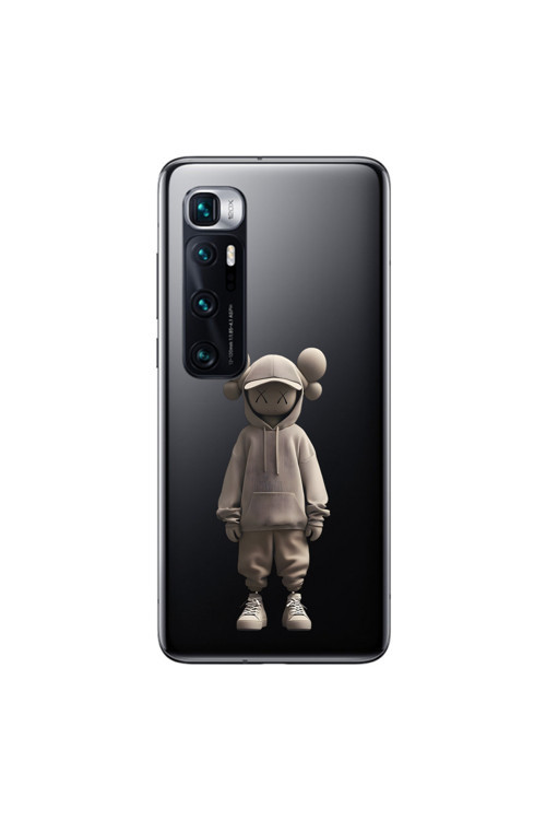 Xiaomi Mi 10 Pro Uyumlu Şeffaf Kılıf No Face 3 Tasarımlı