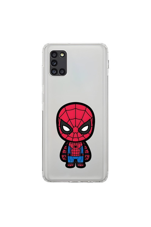 Samsung Galaxy A31 Uyumlu Şeffaf Kılıf Chibi 7 Tasarımlı