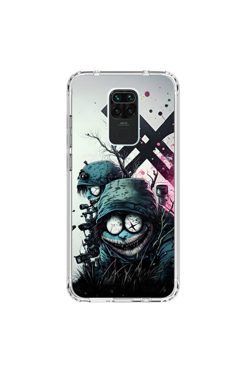 Xiaomi Redmi Note 9 Uyumlu Şeffaf Kılıf Aesthetic 6 Tasarımlı