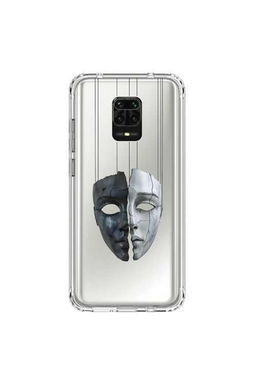 Xiaomi Redmi Note 9 Pro Uyumlu Şeffaf Kılıf Estetik Yüz 8 Tasarımlı