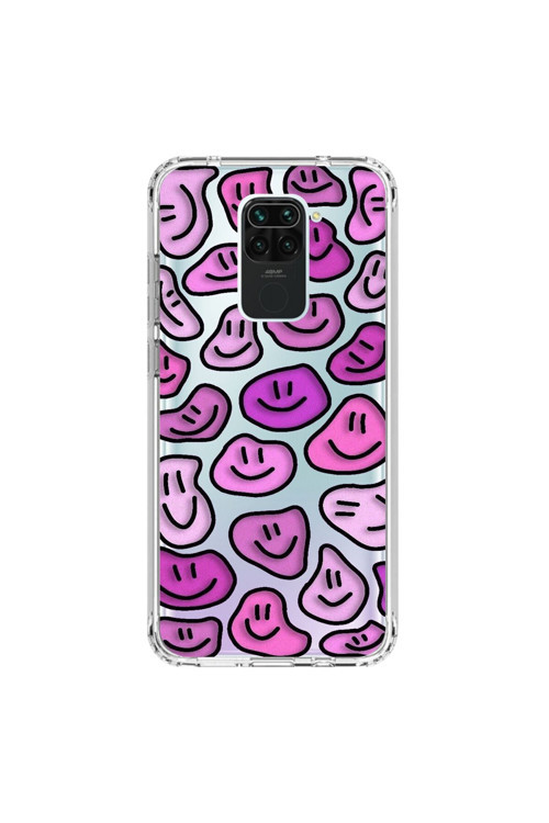 Xiaomi Redmi Note 9 Uyumlu Şeffaf Kılıf Wallpaper 7 Tasarımlı