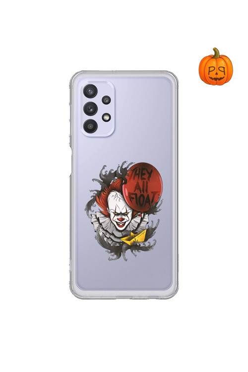 Ppkin Dali Design Samsung Galaxy A32 Uyumlu Şeffaf Kılıf Horror 1 Tasarımlı