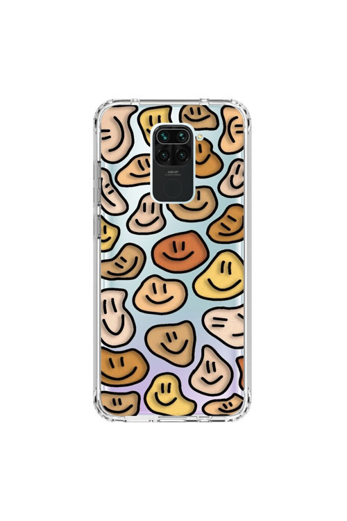 Xiaomi Redmi Note 9 Uyumlu Şeffaf Kılıf Wallpaper 8 Tasarımlı