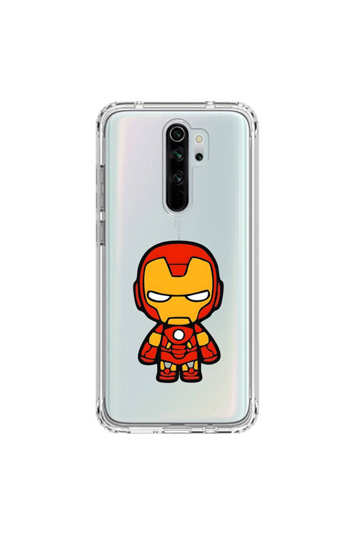 Xiaomi Redmi Note 8 Pro Uyumlu Şeffaf Kılıf Chibi 2 Tasarımlı