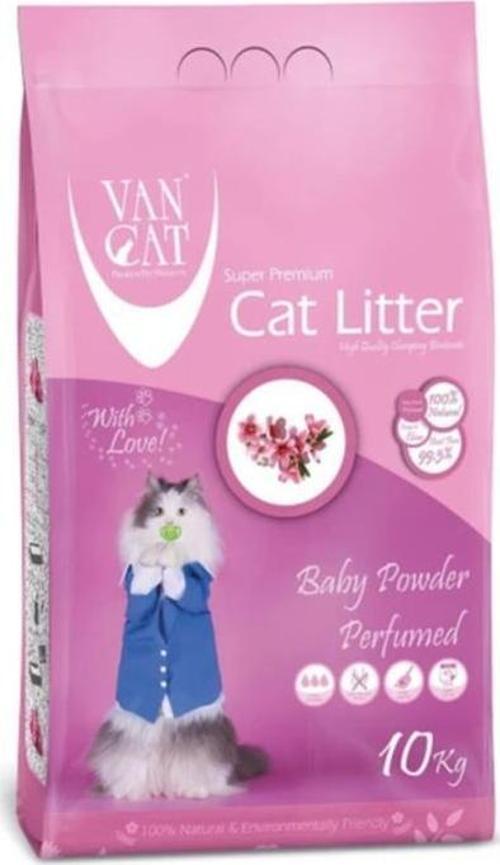 Baby Powder Parfümlü Kedi Kumu 10 Kg