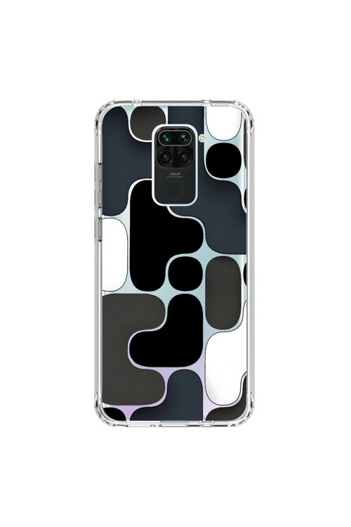 Xiaomi Redmi Note 9 Uyumlu Şeffaf Kılıf Wallpaper 1 Tasarımlı