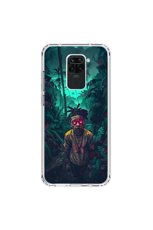 Xiaomi Redmi Note 9 Uyumlu Şeffaf Kılıf Aesthetic 7 Tasarımlı