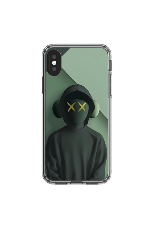 İphone Xs Max Uyumlu Şeffaf Kılıf No Face 1 Tasarımlı