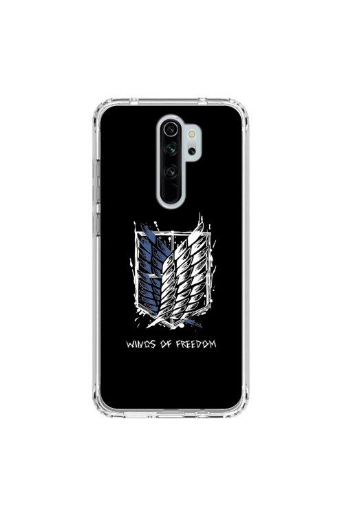 Xiaomi Redmi Note 8 Pro Uyumlu Şeffaf Kılıf Attack On Titan 1 Tasarımlı