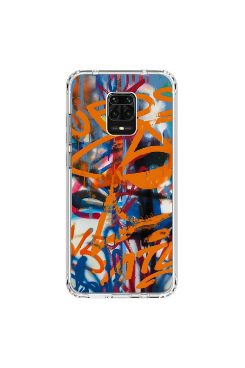 Xiaomi Redmi Note 9 Pro Uyumlu Şeffaf Kılıf Graffiti 2 Tasarımlı