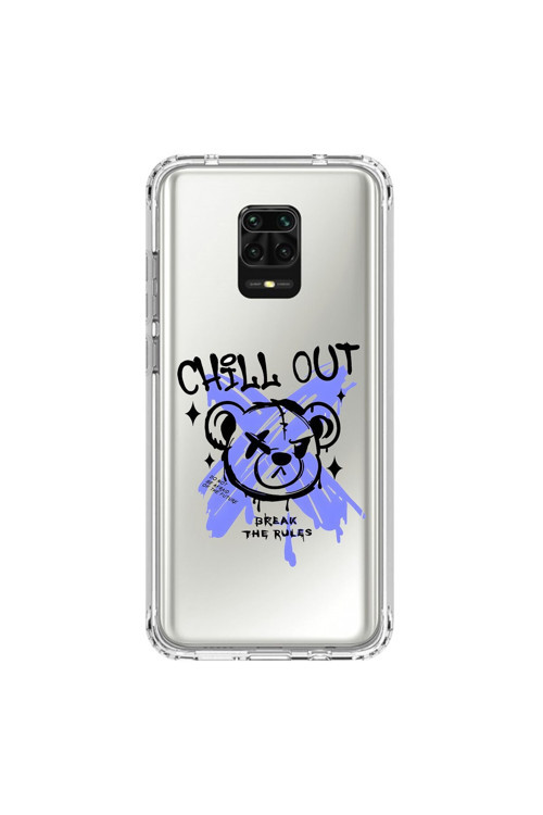 Xiaomi Redmi Note 9 Pro Uyumlu Şeffaf Kılıf Graffiti 8 Tasarımlı
