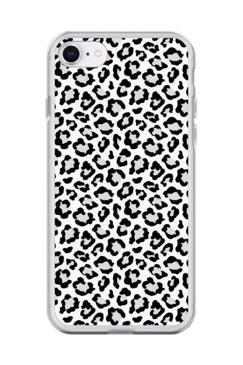 İphone 6S Plus Uyumlu Şeffaf Kılıf Leopar Tasarımlı 2
