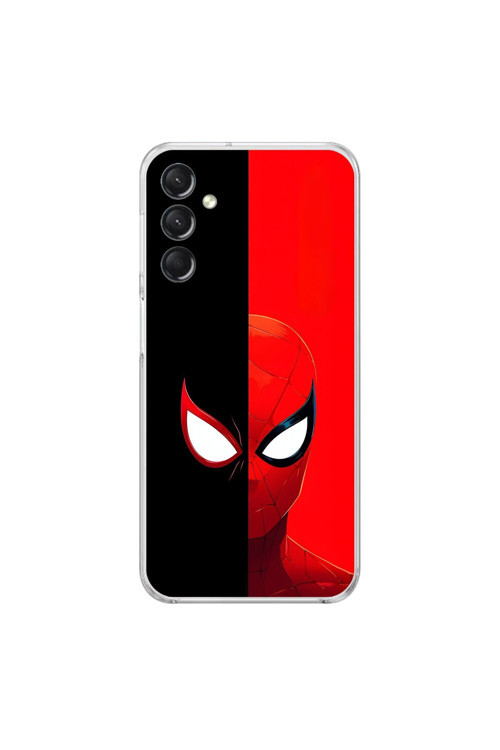 Samsung Galaxy A24 Uyumlu Şeffaf Kılıf Spider-Man 2 Tasarımlı